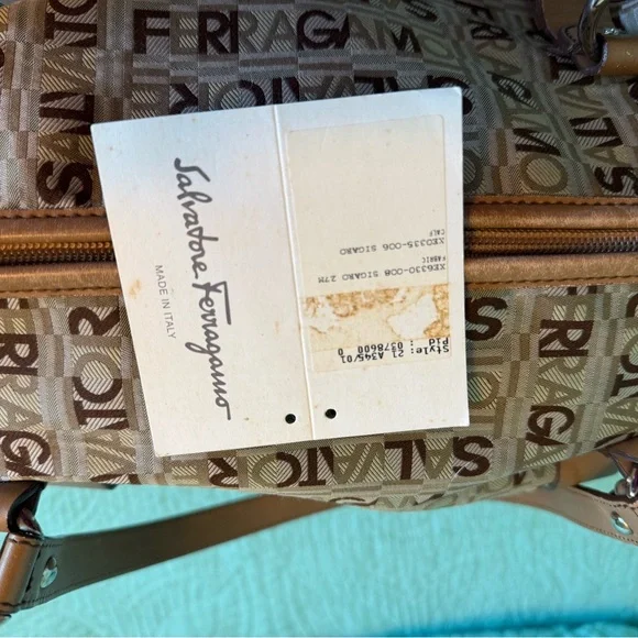 EUC Salvatore Ferragamo Brown Monogram Women's Bag - Picture 12 of 12